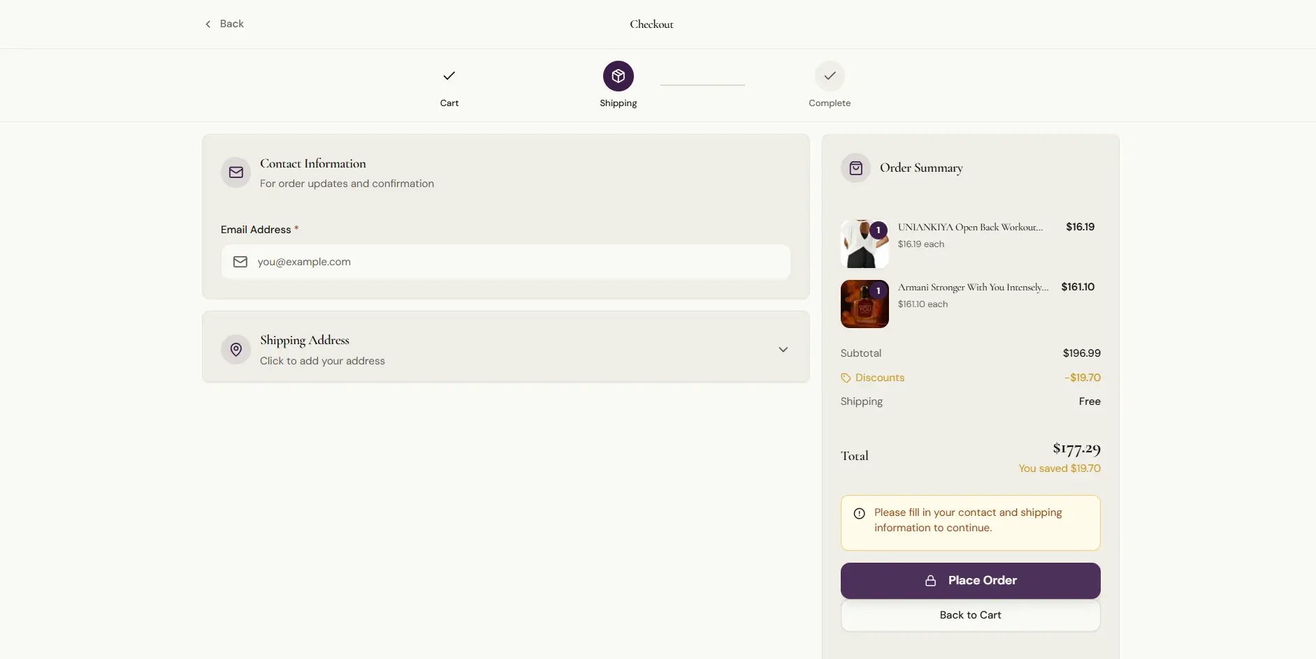 Auren Full E-Commerce Platform - Screenshot 11