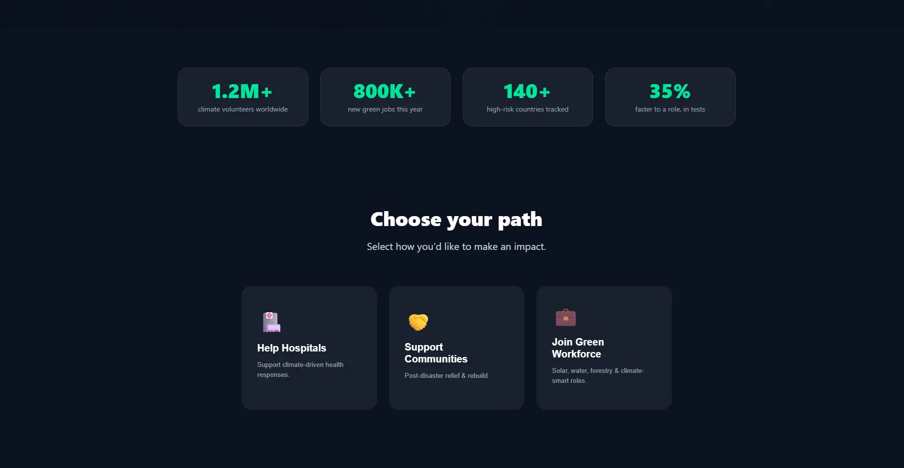 Next Earth AI-Powered Volunteering Platform - Screenshot 2