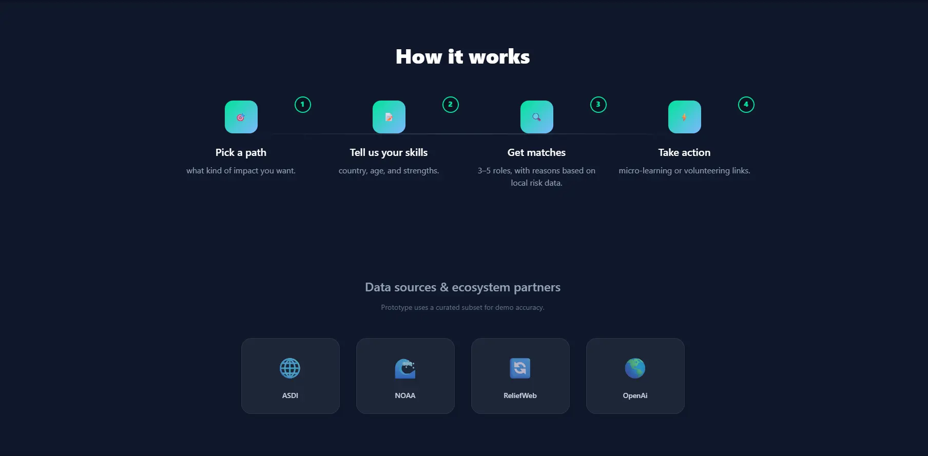 Next Earth AI-Powered Volunteering Platform - Screenshot 3