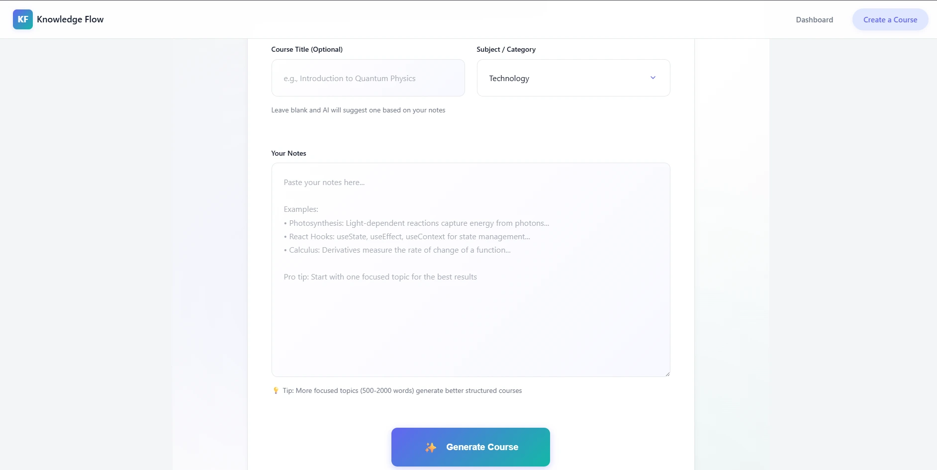 Knowledge Flow AI Learning Platform - Screenshot 10
