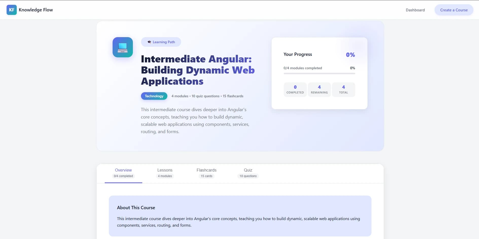 Knowledge Flow AI Learning Platform - Screenshot 7