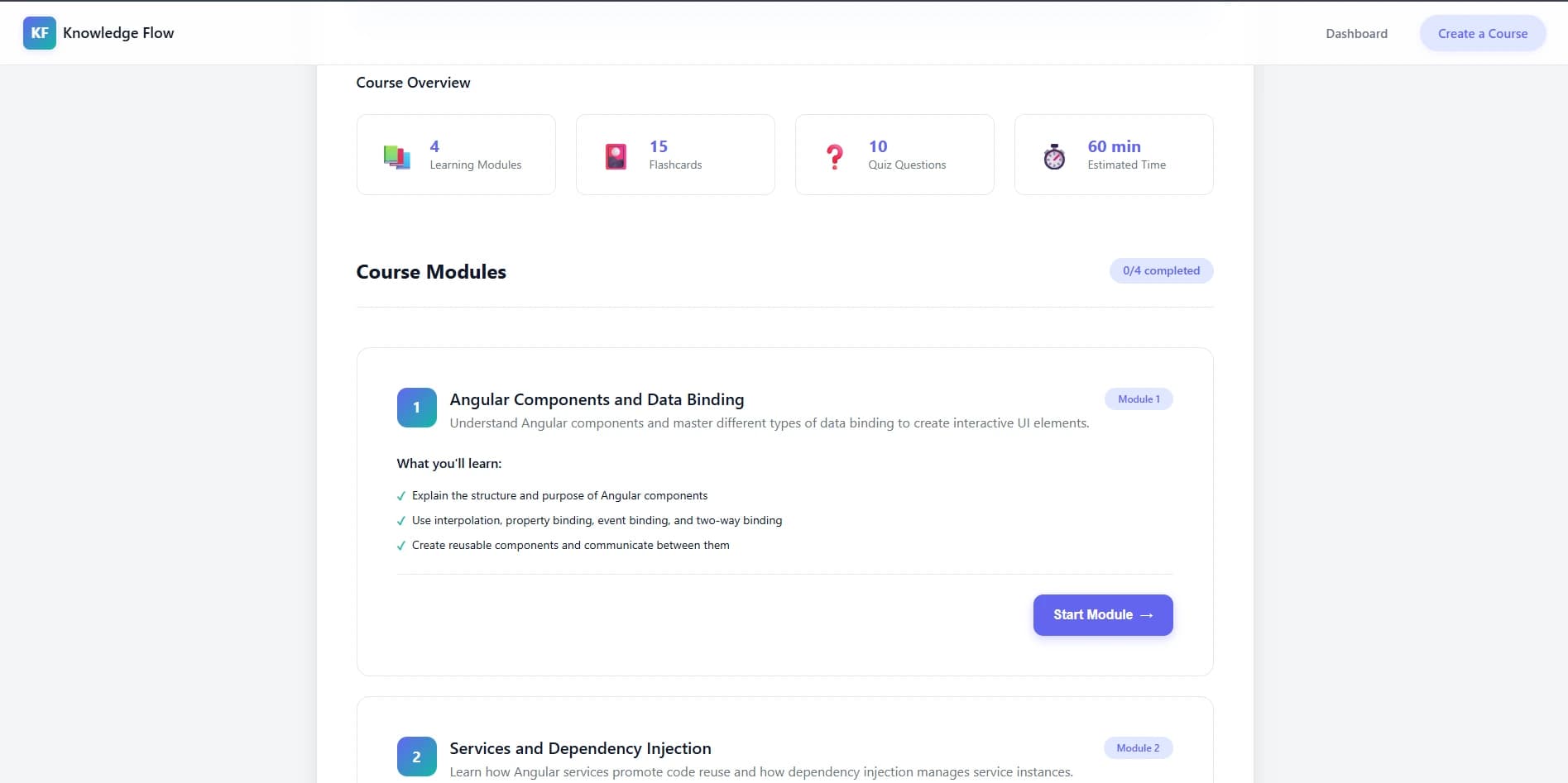 Knowledge Flow AI Learning Platform - Screenshot 8