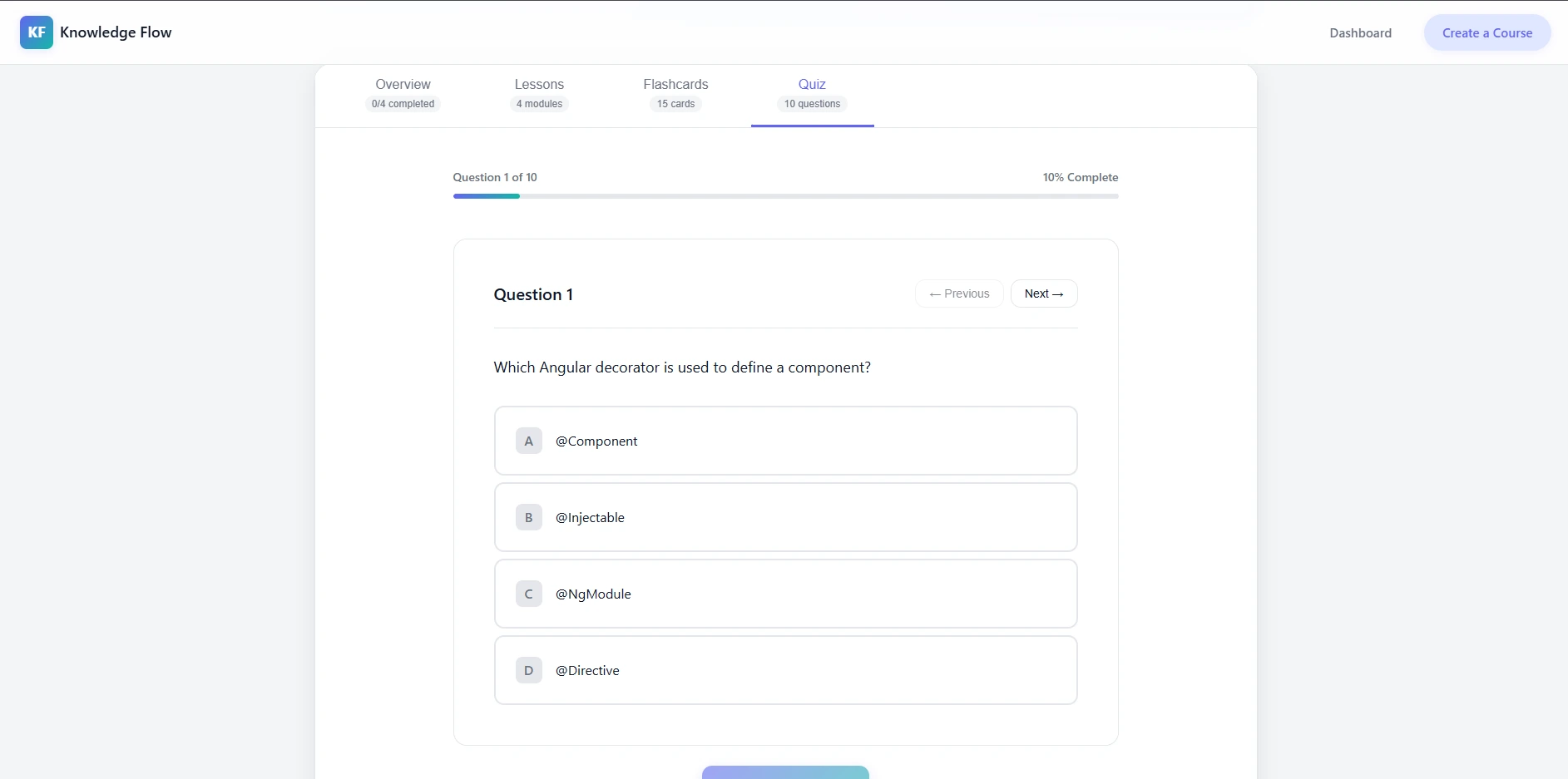 Knowledge Flow AI Learning Platform - Screenshot 9